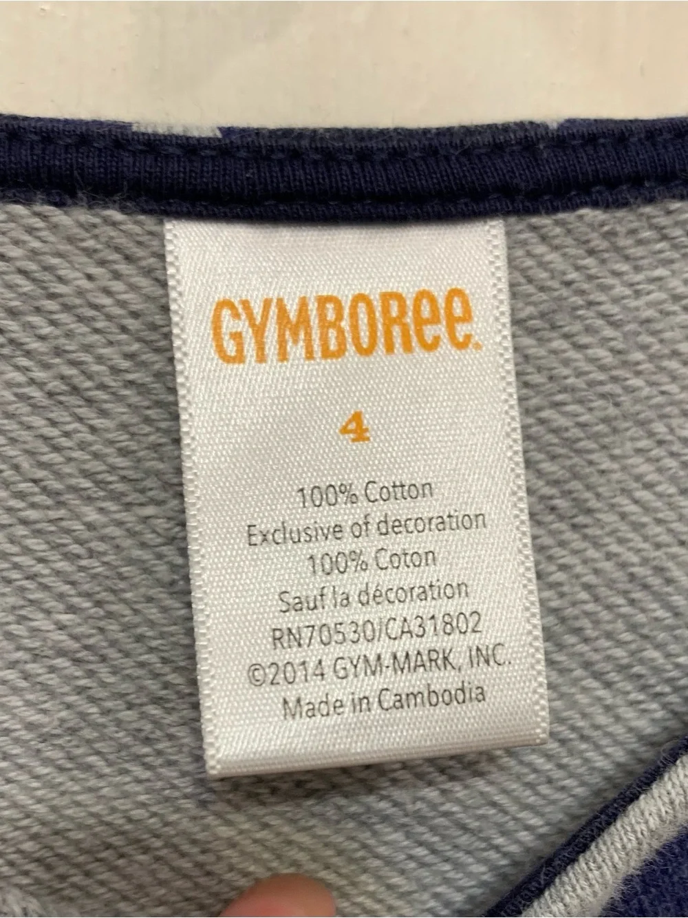 Vintage Gymboree Houndstooth Navy & Gray Sz 4 Girls Dress.              3645